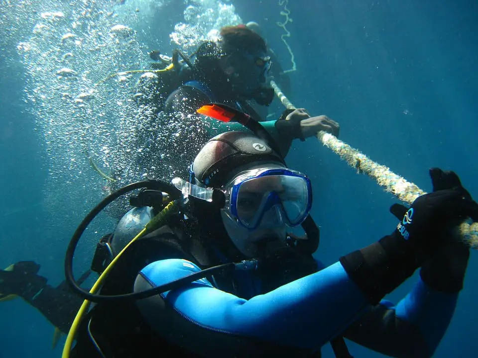 underwater diving