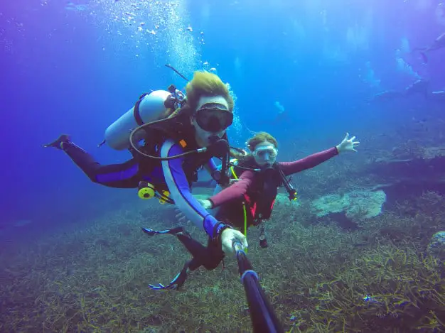underwater scuba diving