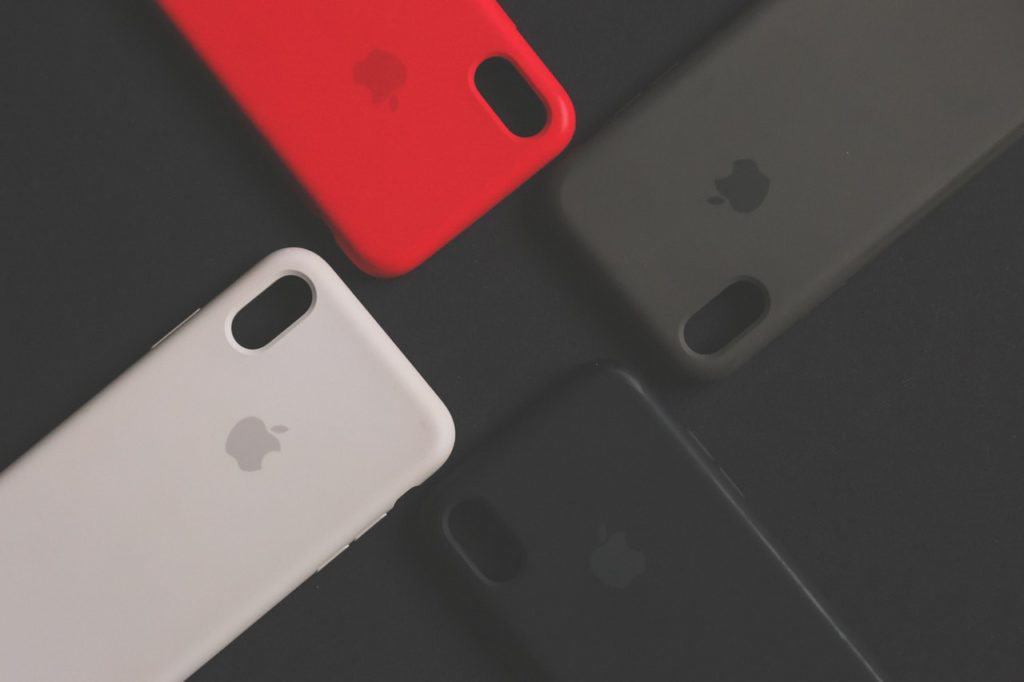 apple waterproof phone case in different colors