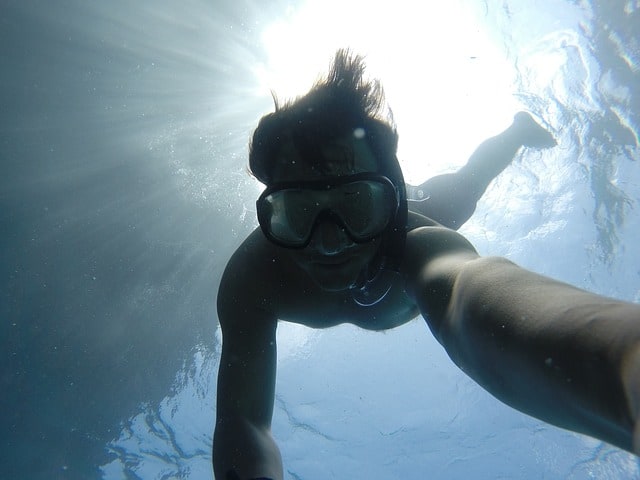 diving