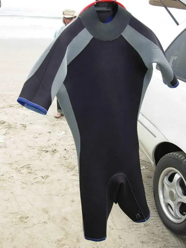 a shorty wetsuit